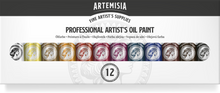 Set oljnih barv Artemisia 20 ml – 12 x