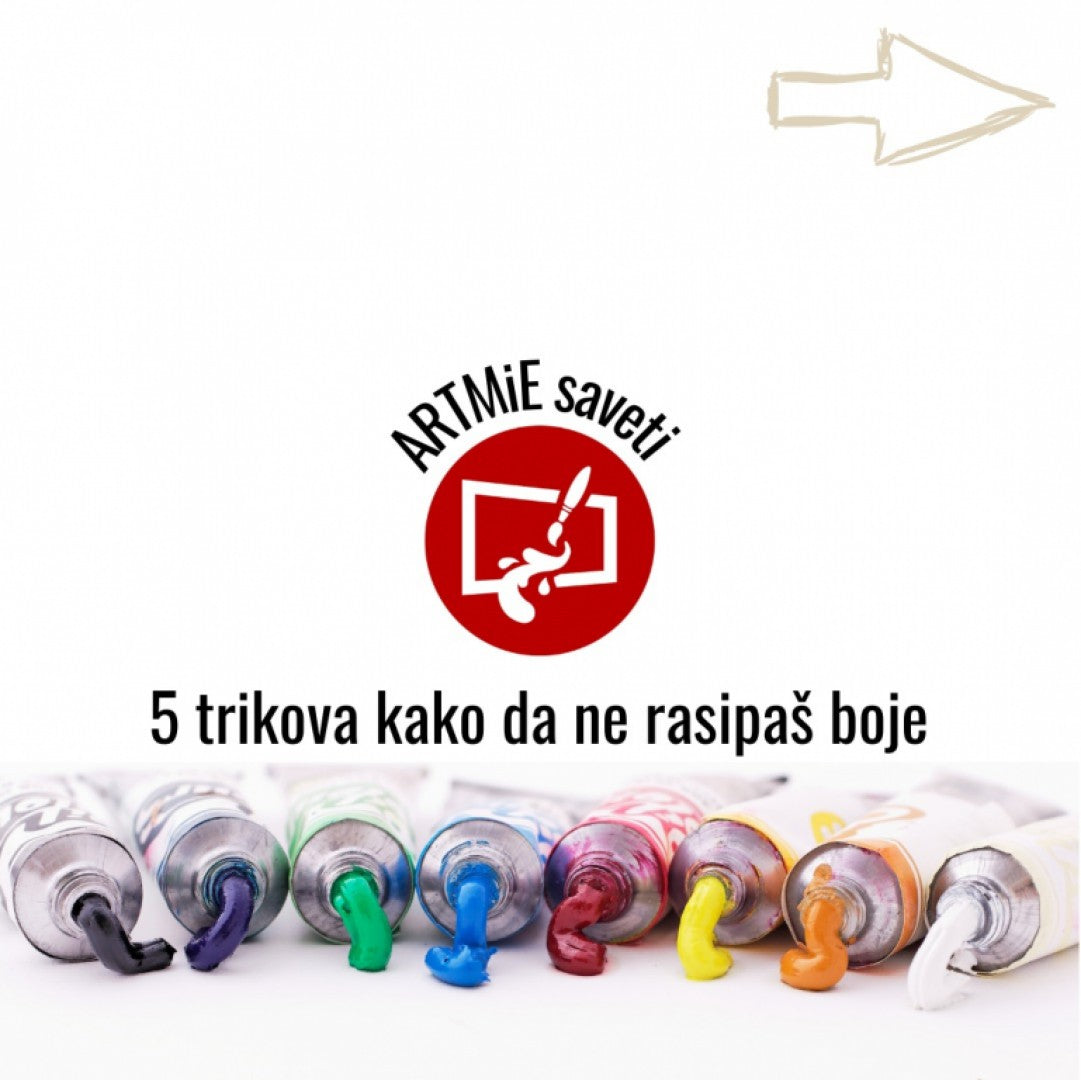 5 trikov, kako ne tratiti barv za slikanje