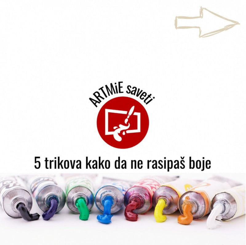 5 trikov, kako ne tratiti barv za slikanje