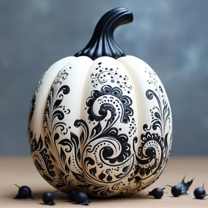 Как да изрисуваме тиква с техниката Zentangle?