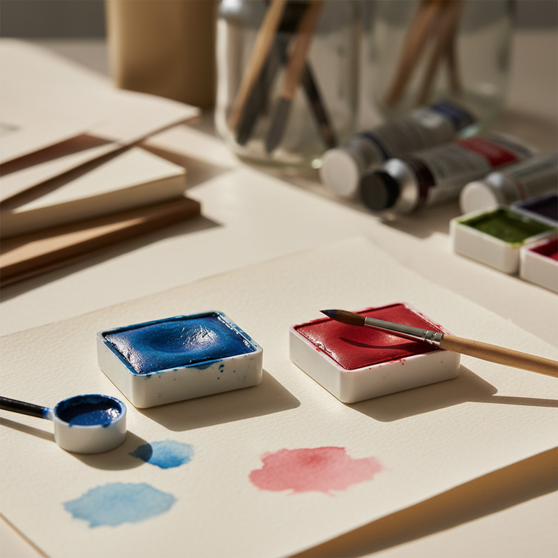 Winsor & Newton Cotman vs. Professional: Primerjava akvarelnih barv