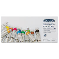 Gvaš barve Schmincke DESIGNERs Gouache v kartonskem setu, 12 x 20 ml