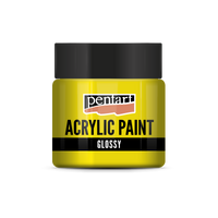 Svetleča akrilna barva Pentart 50 ml – rumena
