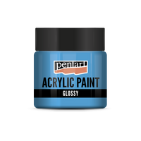 Svetleča akrilna barva Pentart 50 ml – svetlo modra