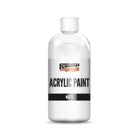 Mat akrilna barva Pentart 500 ml bela
