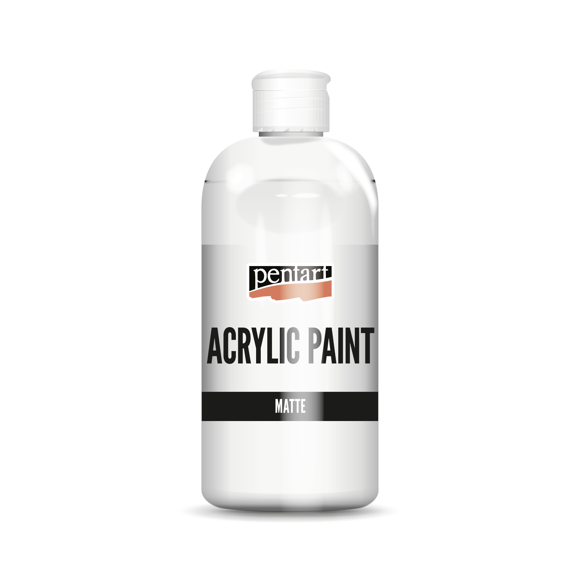 Mat akrilna barva Pentart 500 ml bela