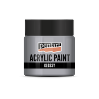 Svetleča akrilna barva Pentart 50 ml – siva