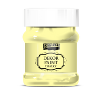 Dekorativna kredna barva Chalky Pentart - 230 ml – yellow