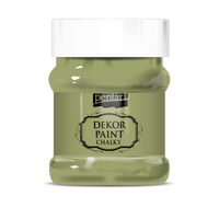 Dekorativna kredna barva Chalky Pentart - 230 ml – olive