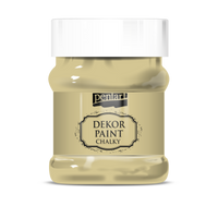 Dekorativna kredna barva Chalky Pentart - 230 ml – egg-shell white