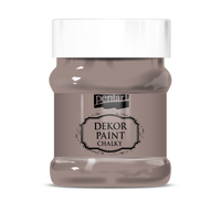 Dekorativna kredna barva Chalky Pentart - 230 ml – milk-chocolate