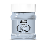 Dekorativna kredna barva Chalky Pentart - 230 ml – ice-blue