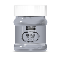 Dekorativna kredna barva Chalky Pentart - 230 ml – grey