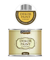 Dekorativna kredna barva Chalky Pentart 500 ml – tangerine