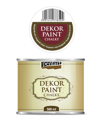 Dekorativna kredna barva Chalky Pentart 500 ml – Burgundy red