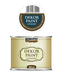 Dekorativna kredna barva Chalky Pentart 500 ml – poison-green