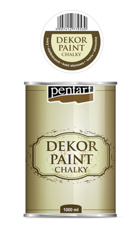 dekor paint chalky 1000 ml – slonokoščena