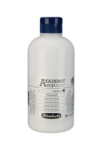 Akrilna barva Schmincke AKADEMIE Acryl color 500 ml – 111 Titanova bela
