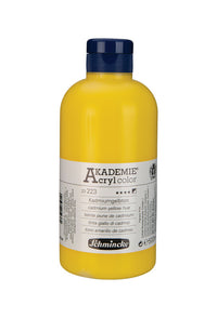 Akrilna barva Schmincke AKADEMIE Acryl color 500 ml – 223 Kadmijeva rumena (imitacija)