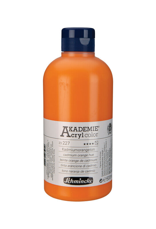 Akrilna barva Schmincke AKADEMIE Acryl color 500 ml – 227 Kadmijeva oranžna (imitacija)