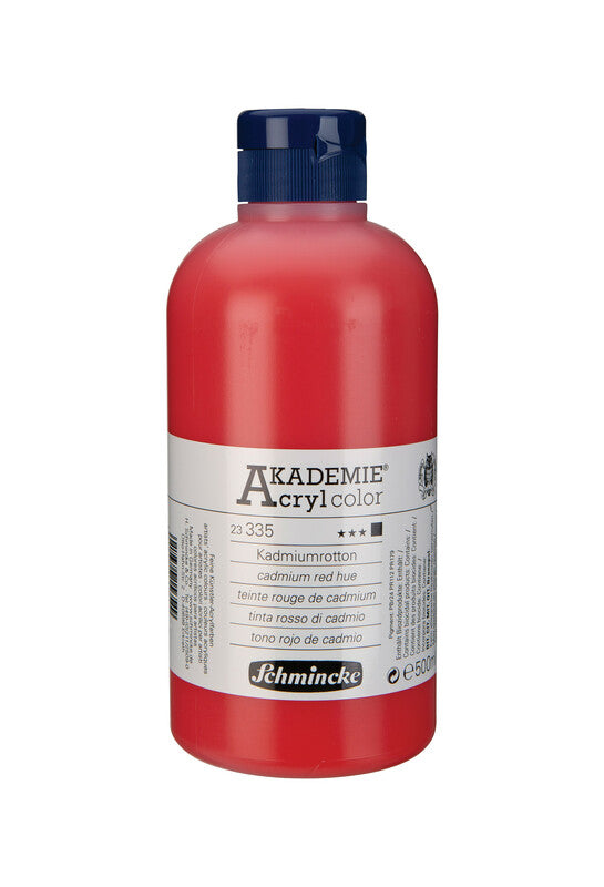 Akrilna barva Schmincke AKADEMIE Acryl color 500 ml – 335 Kadmijeva rdeča (imitacija)