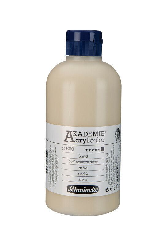 Akrilna barva Schmincke AKADEMIE Acryl color 500 ml – 660 Temni titanov buff