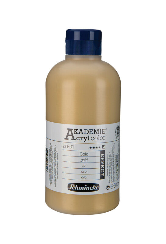 Akrilna barva Schmincke AKADEMIE Acryl color 500 ml – 801 Zlata