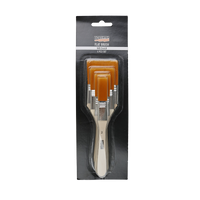 Set čopičev za konture - 6 delni – with soft bristles, 4 pcs, flat, size 2, 4, 6, 8