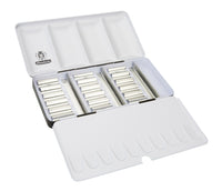 Prazna kovinska škatlica Schmincke za 18 x 5 ml tub