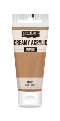 creamy acrylic metallic 60 ml – bronasta