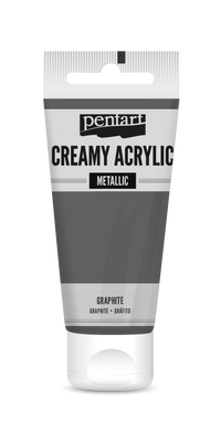 creamy acrylic metallic 60 ml – grafitna