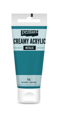 creamy acrylic metallic 60 ml – turkizna