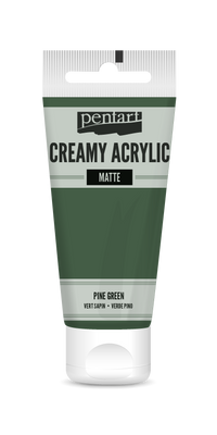 Kremasta mat akrilna barva Pentart 60 ml | izberite odtenek – pine green