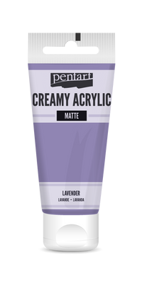 Kremasta mat akrilna barva Pentart 60 ml | izberite odtenek – lavender