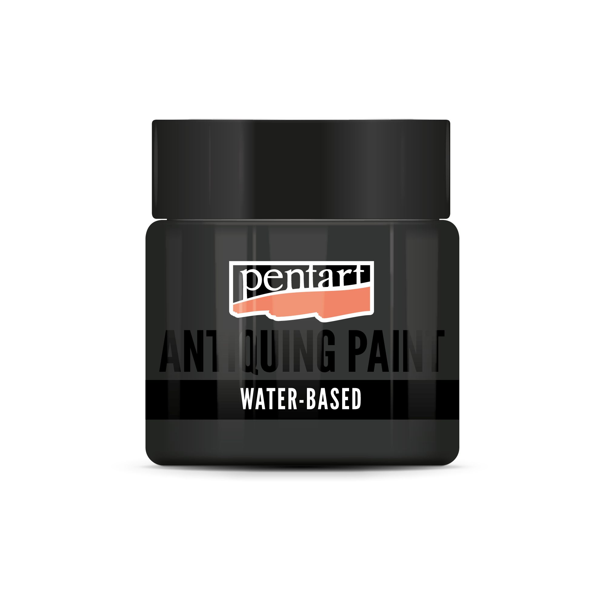 antiquing paint 50 ml – črna
