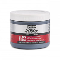 Pebeo Studio črni gesso 500 ml