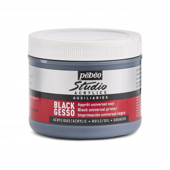 Pebeo Studio črni gesso 500 ml