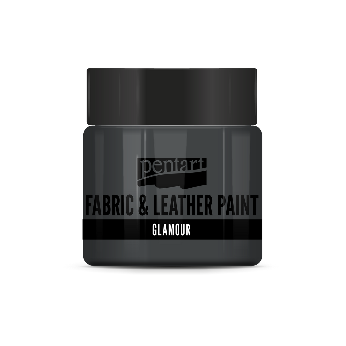 glamour fabric & leather paint 50 ml – staro srebro