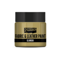 glamour fabric & leather paint 50 ml – šampanjec