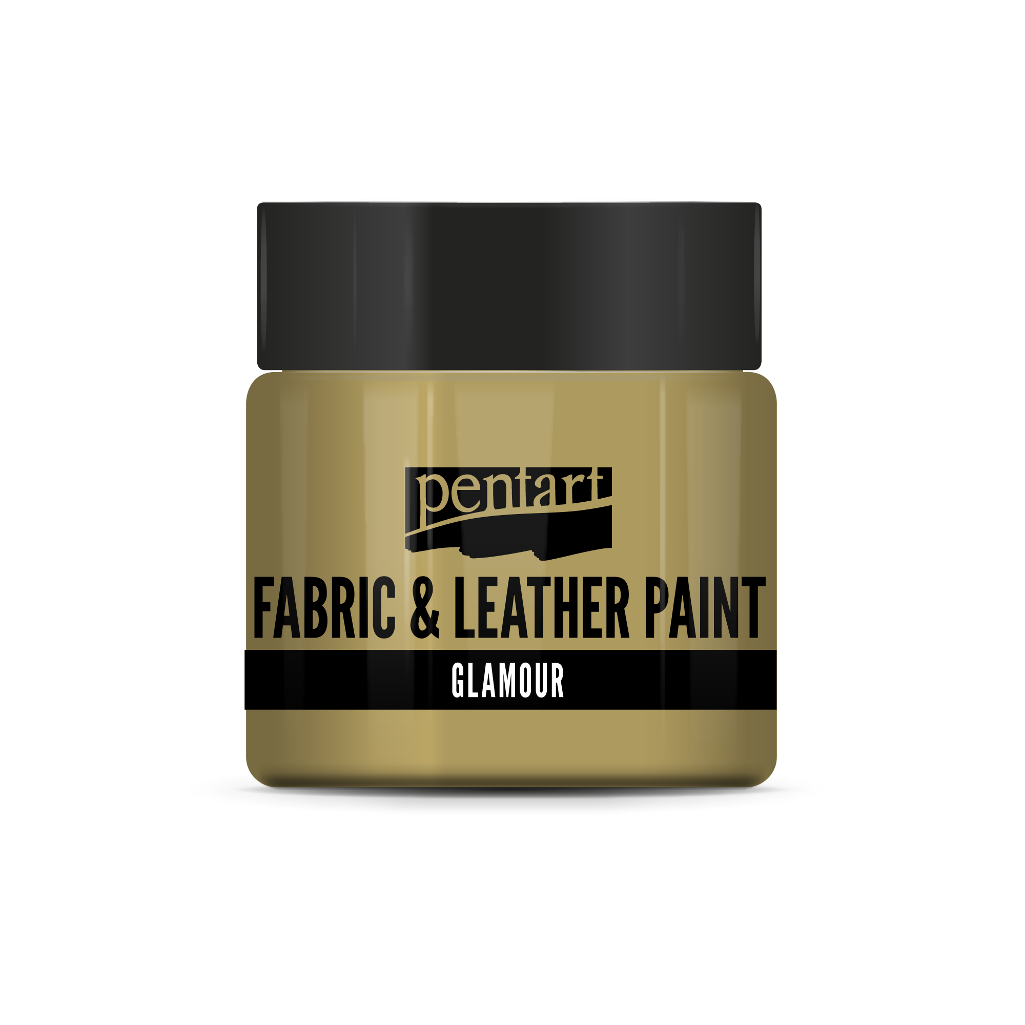 glamour fabric & leather paint 50 ml – šampanjec