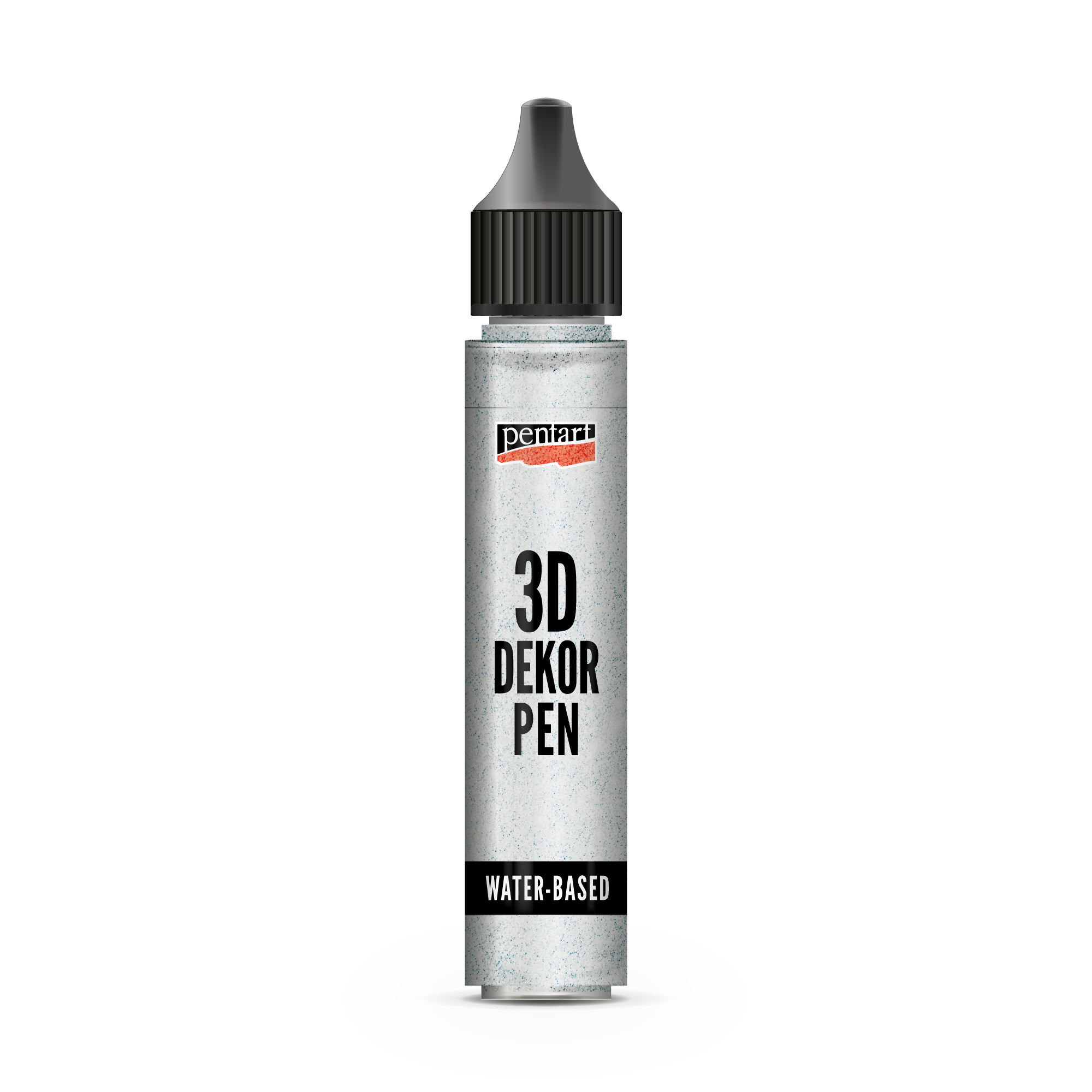 Pentart 3D Decor pen bleščeče dekorativno pisalo 30 ml srebrna