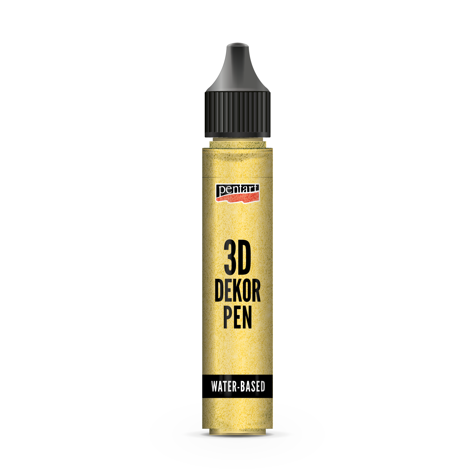 Bleščeče 3D pisalo Pentart 3D Decor Pen - zlata, 30 ml
