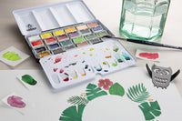 Schmincke AKADEMIE Aquarell prazna kovinska škatla za akvarel, 24 x cela posodica