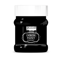Dekorativna kredna barva Chalky Pentart - 230 ml – ebony