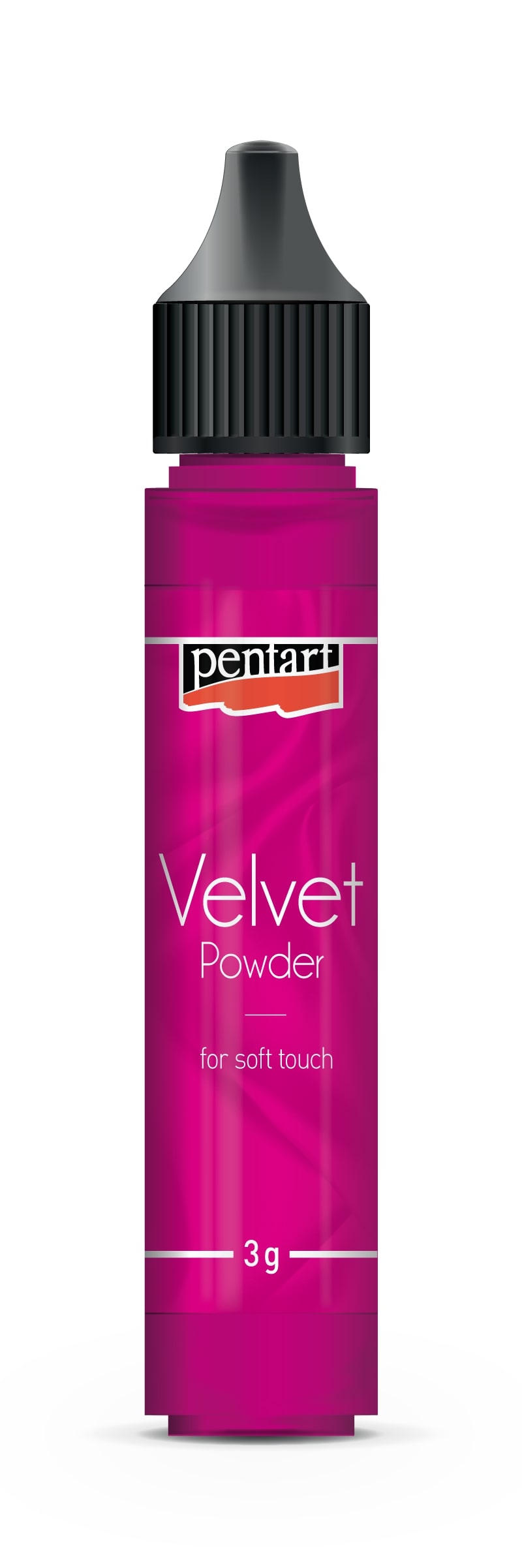 Žametni prah Pentart roza 3 g