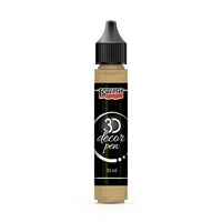 3D svinčnik décor pen Pentart 30 ml – Gold