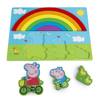 3D lesena mavrična sestavljanka PEPPA PIG – pogled 2