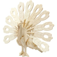 3D leseni model pava