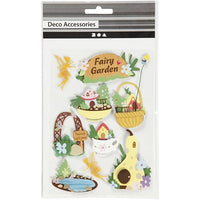 3D nalepke Fairy Garden
