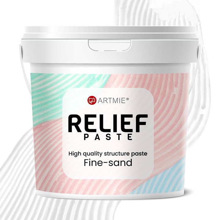 3D reliefna modelirna pasta ARTMIE  | droben pesek, različne količine – pogled 5